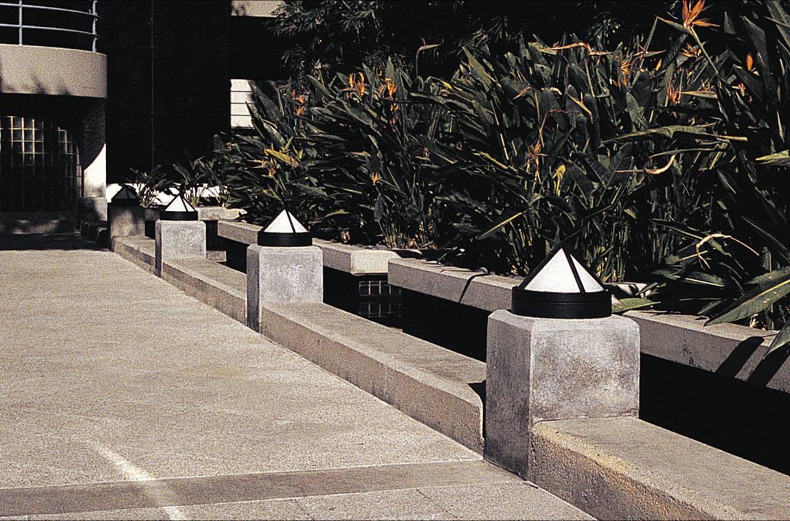 Walkways, bollards & landscape — BEGA